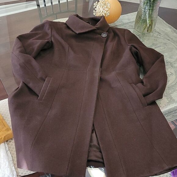 🎈sale* Mossimo Wool Blend Long Winter Coat Jacket - Picture 1 of 8